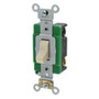 Leviton Double-Pole Toggle Switch, 30A, 120/277V, Ivory, Specification Grade