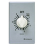 Intermatic 6-Hour Spring Loaded Wall Timer, Plastic with Brushed Metal Effect