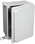 Hoffman A864CHQRFG NEMA 4X Enclosure, Solid Cover with Quick Release