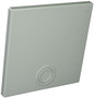 Hoffman Closure Plate With Knockouts, Nema 1, Steel, 10.00" X 10.00",Gray