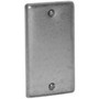 Hubbell-Raco 860 Handy Box Cover, Type: Blank, Drawn, Metallic