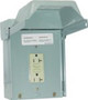 Midwest U010010 Power Outlet, Un-Metered, 20A, 1P, 120/240V, NEMA3R, Temporary