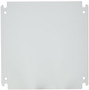 Hoffman CP1212 Panel, Steel, Fits 12.00" x 12.00", 10.20" x 10.20", White