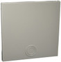 Hoffman Wireway, Closure Plate with Knockouts, NEMA 1, Steel, 12.00" x 12.00"