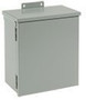 Hoffman NEMA 3R Enclosure, Hinge Cover, Galvanized, Paint Finish, 8" x 8" x 6"