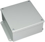 Hoffman A808SC J Box, NEMA 12, Screw Cover, Steel, 8.00" x 8.00" x 4.00", Gray