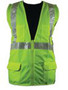 Dottie SV22L Yellow Safety Vest, Class 2 - Large