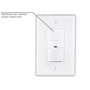 Cooper Controls PIR Single Level Occupancy Wall Switch Sensor, White 120/277V