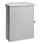 Hoffman NEMA 3R Enclosure, Hinge Cover, Galvanized, Paint Finish, 30"x30"x12"