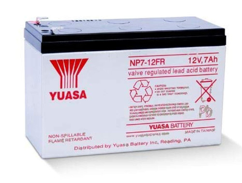Yuasa Battery Inc Yuasa Battery Inc 12V 7AMP BTTRY-FLM RETD UL94VO -  UZ-NP712FR - JBJ SUPPLY STORE