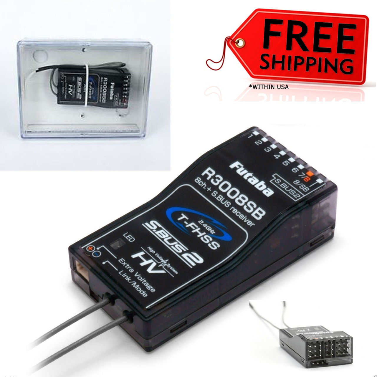 FUTABA HPS-CT702 High Performance Brushless HV S.BUS2 Low Profile Serv