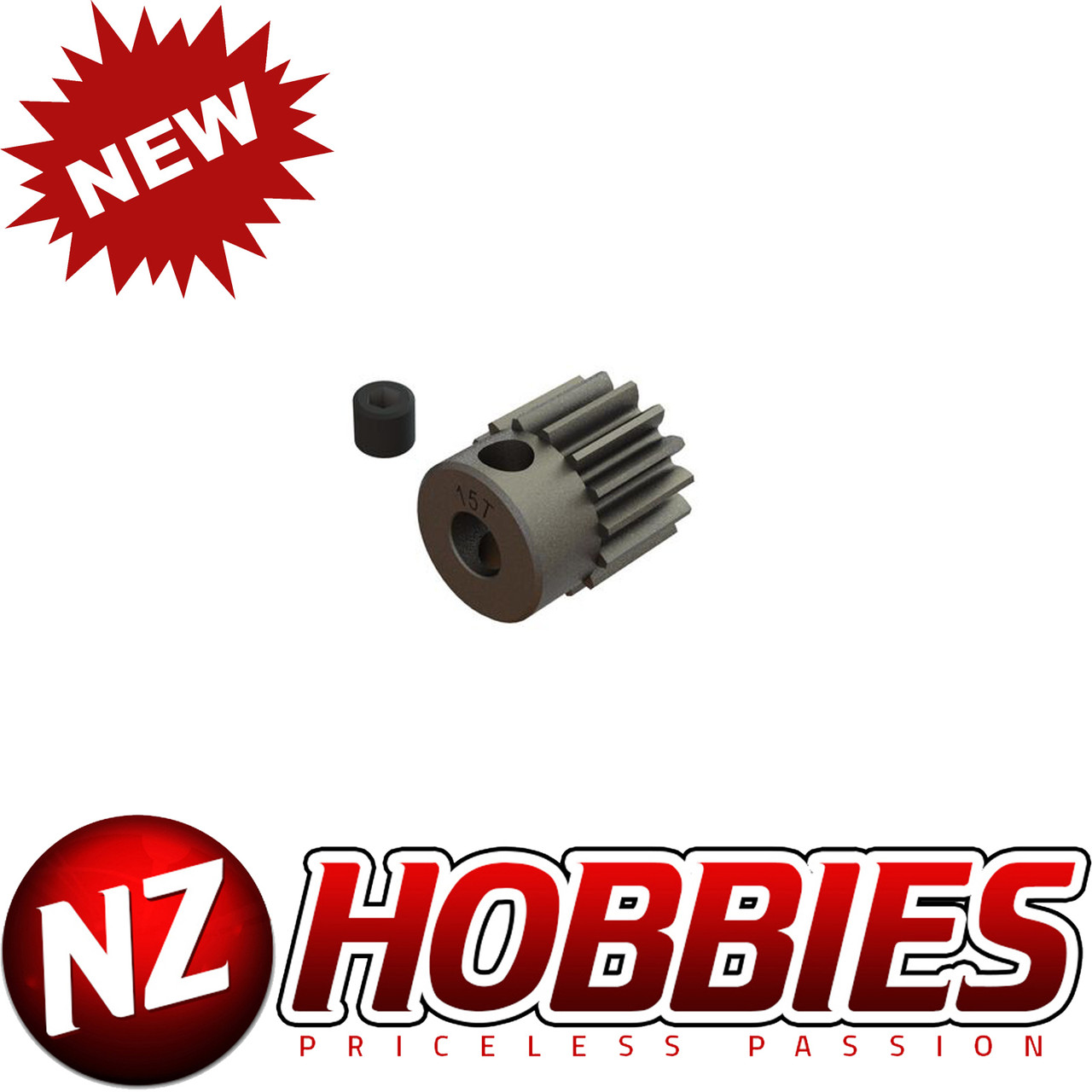 20T Mod1 Safe-D8 Ritzel – Stahl-Pinion Für 8mm Motorwelle, Inkl. Sicherungsscheibe