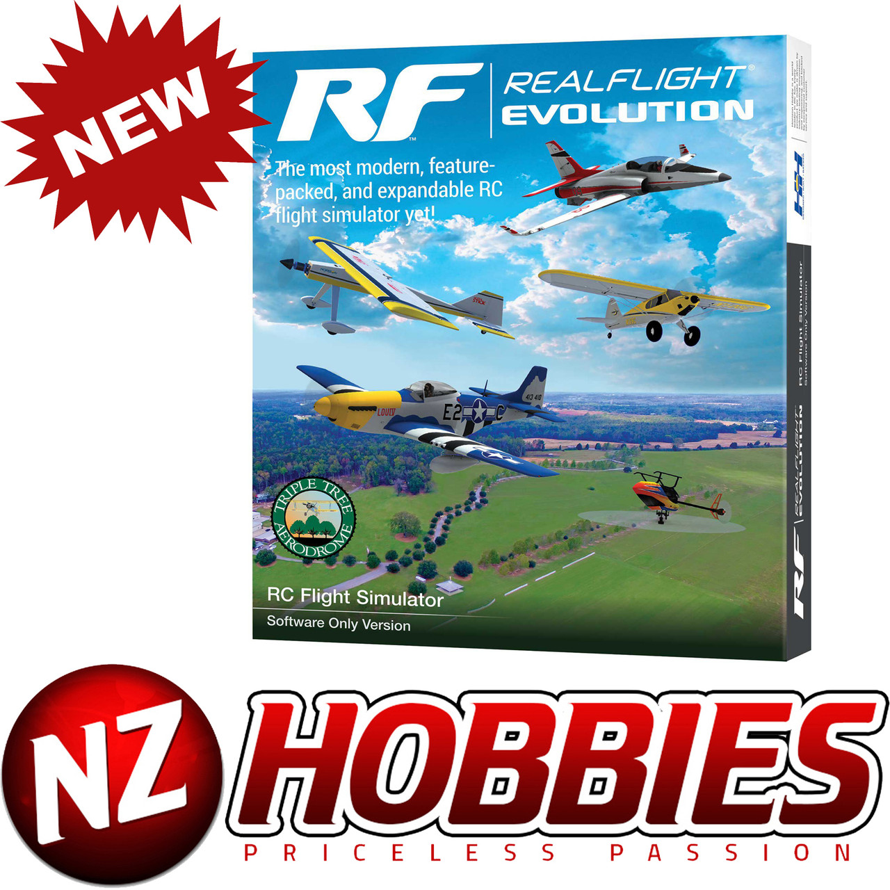 RealFlight RealFlight Evolution RC Flight Simulator Software Only