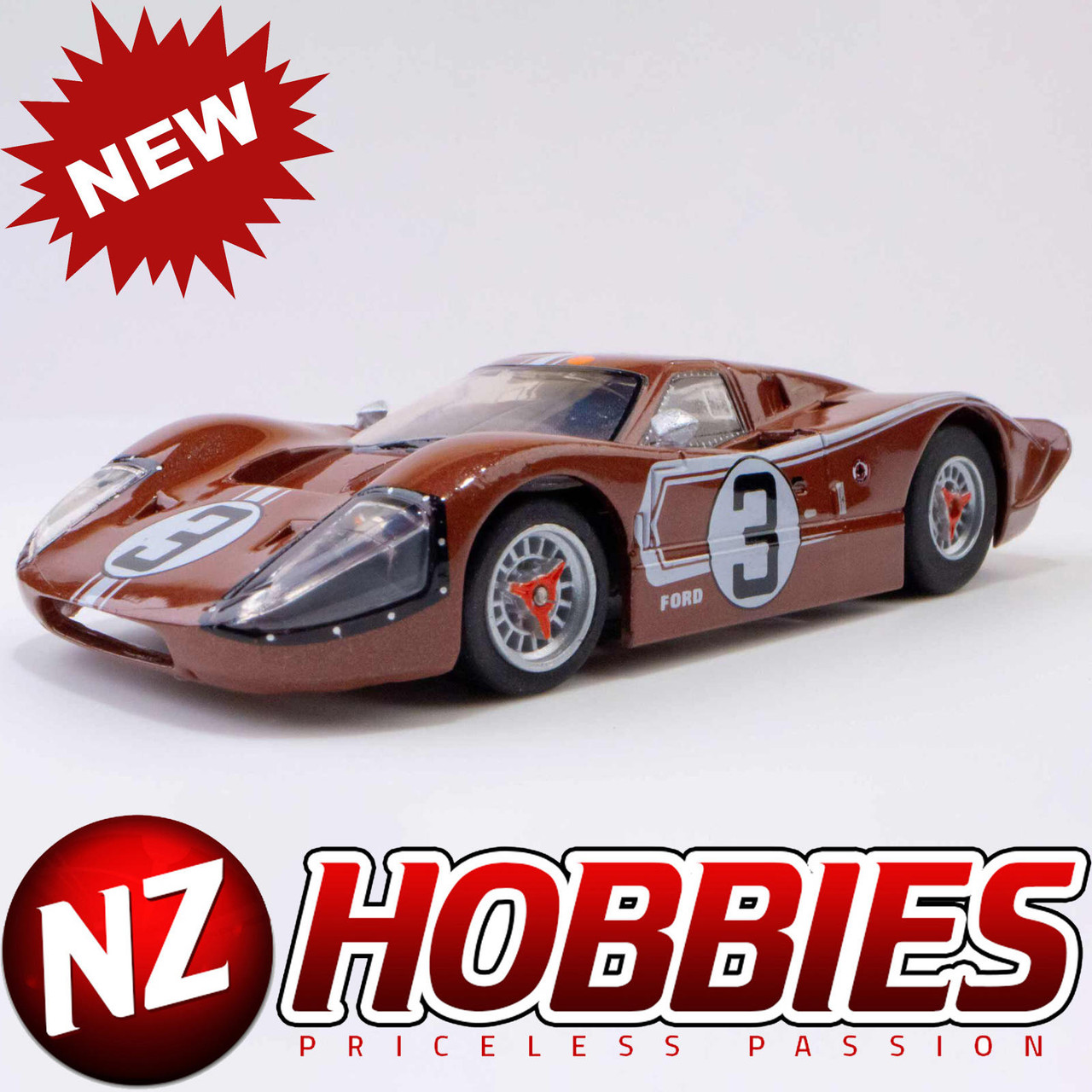 AFX/Racemasters Ford GT40 Mark IV #3 Lemans AFX22053 HO Slot