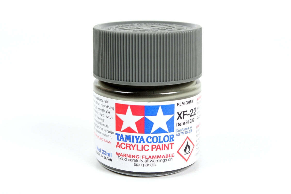 TAMIYA TAM81322 Acrylic XF22 Flat, Alum Gray - NZ HOBBIES