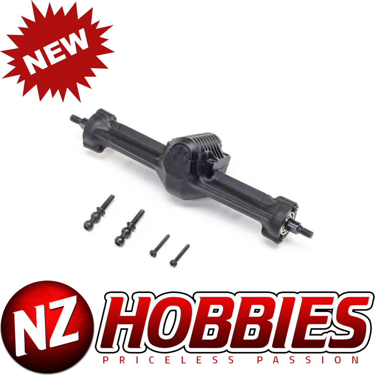 Axial Rear Axle, Assembled: SCX30 # AXI-3320 - NZ HOBBIES