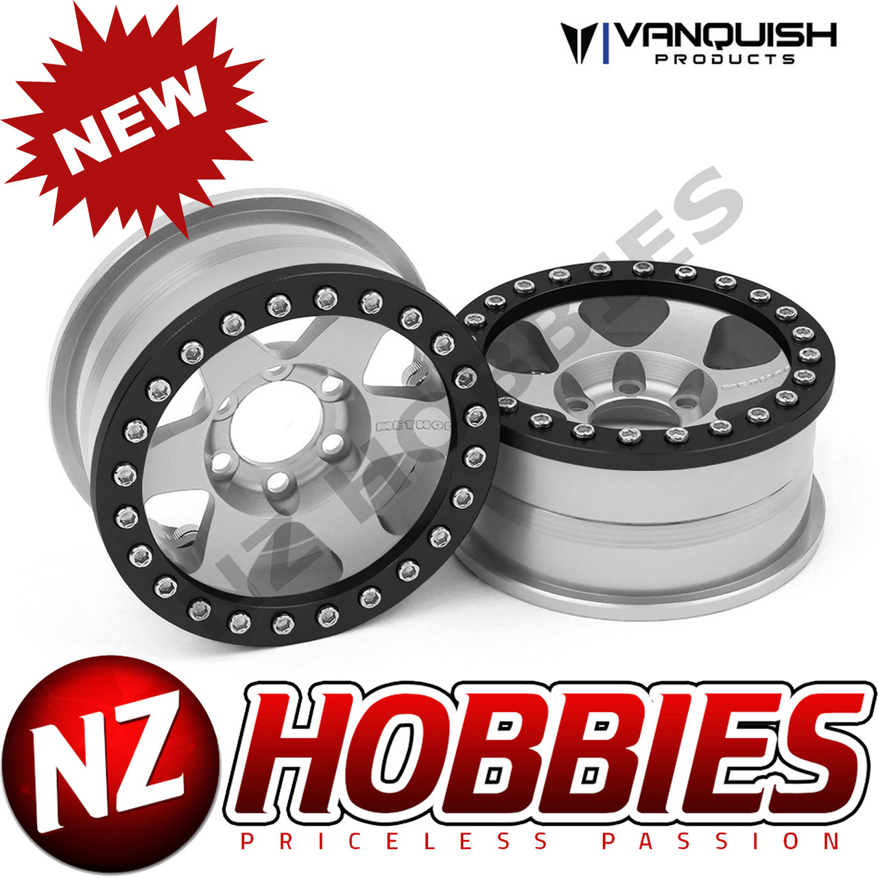 VANQUISH VPS07764 METHOD 1.9 RACE WHEEL 310 CLEAR ANODIZED - NZ