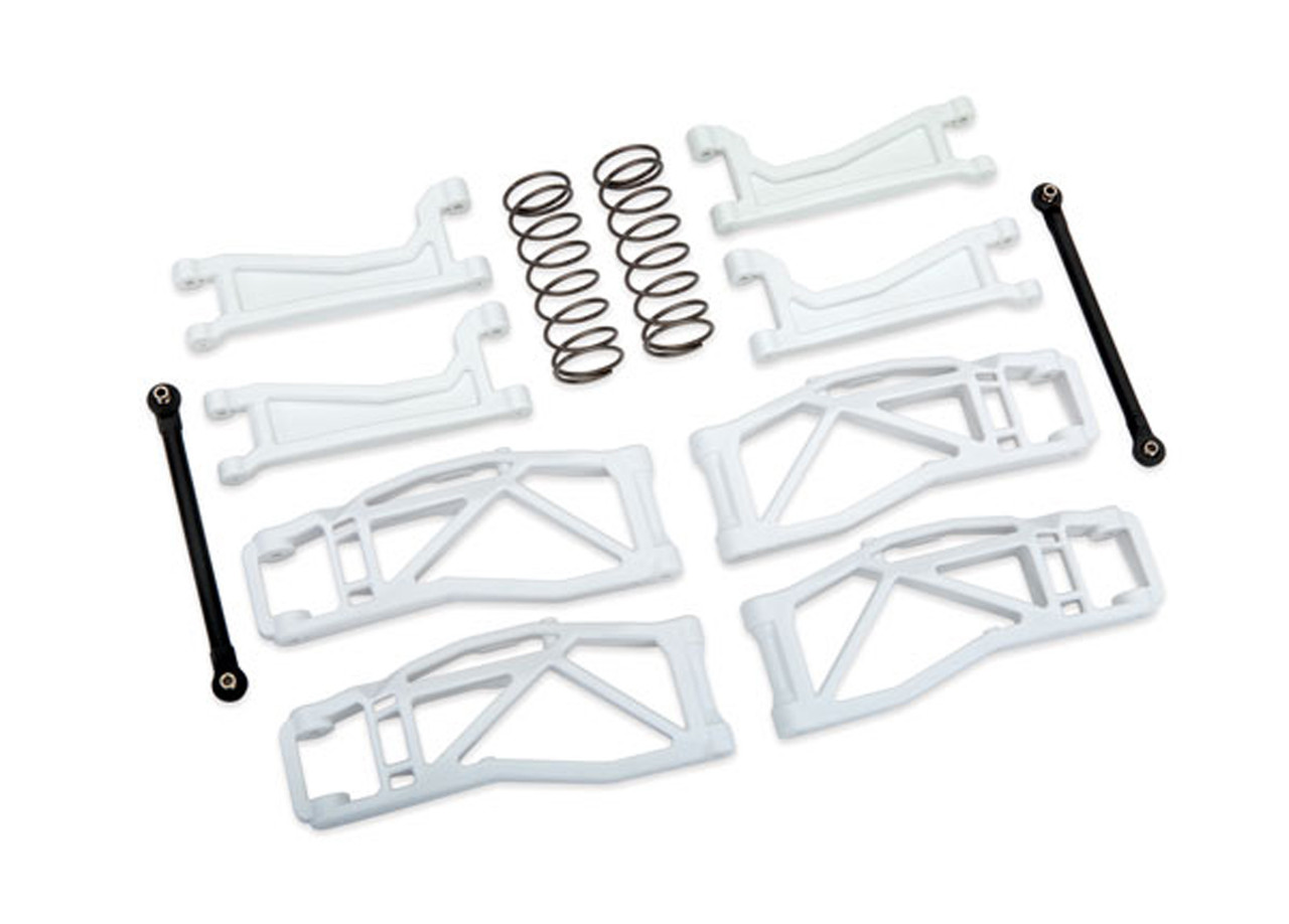 Traxxas TRA8995A Suspension Kit/WideMaxx, White (includes front
