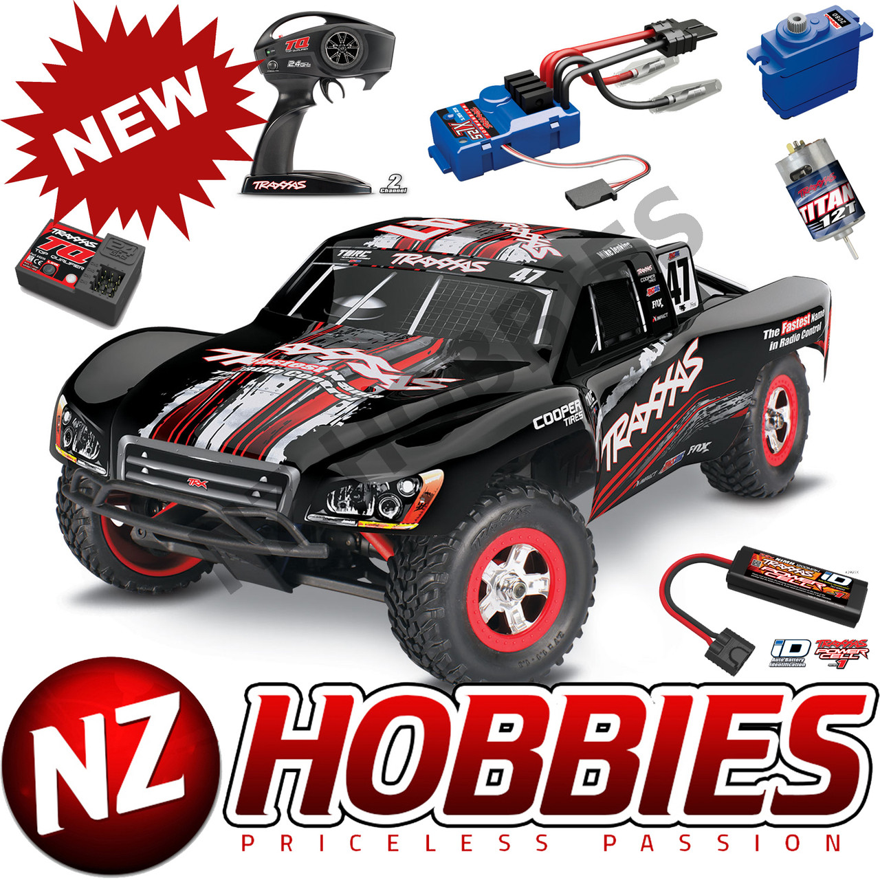 Slash®: 1/16-Scale Pro 4X4 Short Course Racing Truck with TQ™ 2.4