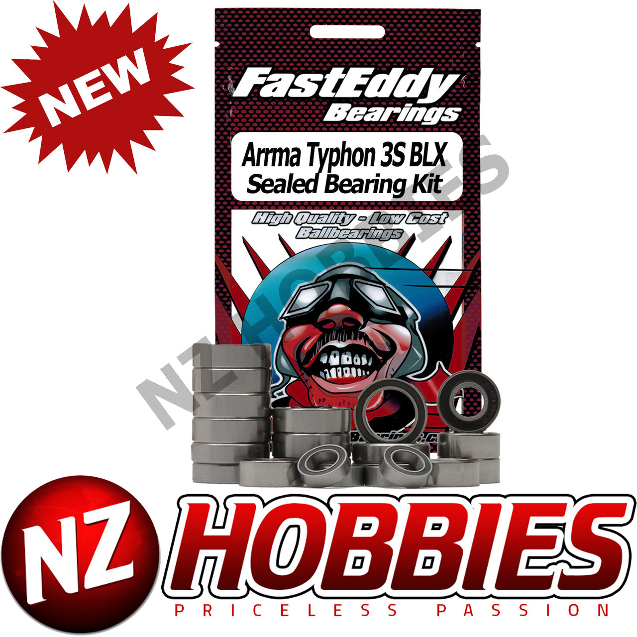 Fast Eddy Cuscinetti Sigillati TFE2628 Per ARRMA Kraton 6S BLX Upgrade