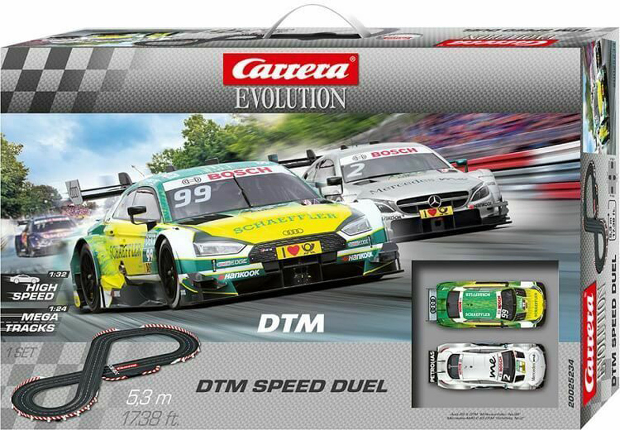 Carrera 20025234 DTM Speed Duel Evolution Analog Electric Slot Car