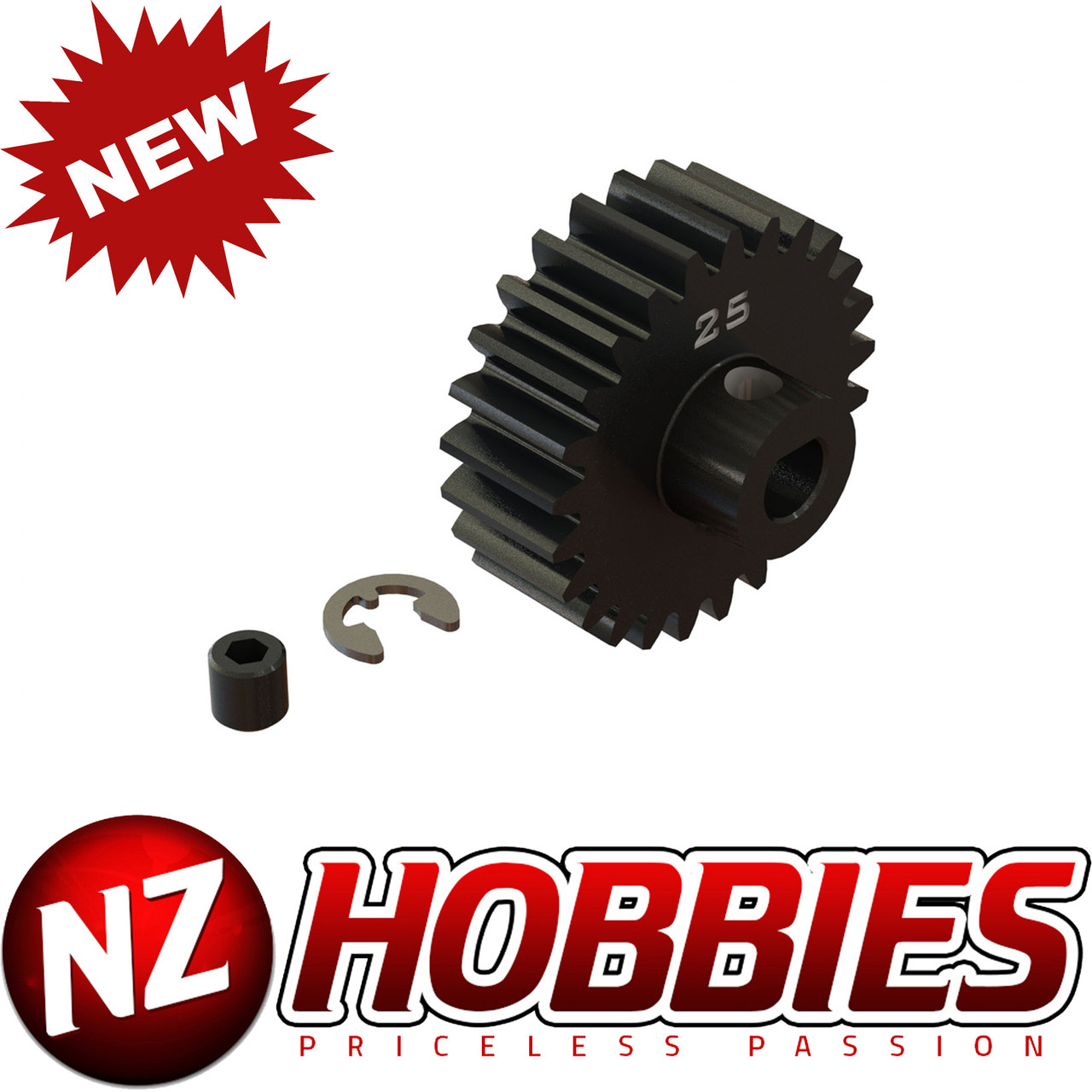 ARRMA ARA310972 25T MOD1 SAFED5 PINION GEAR FELONY/INFRACTION/KRATON