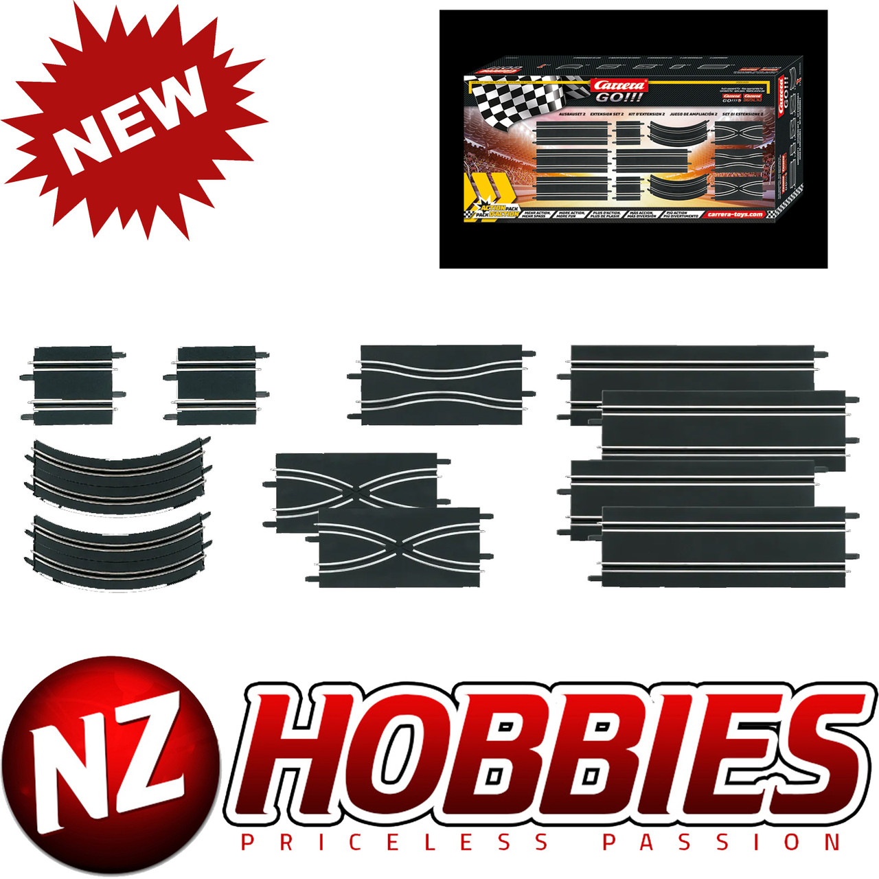 Carrera 61601 Exciting Extension Set : Digital Tracks Scale of 1:43 - NZ  HOBBIES