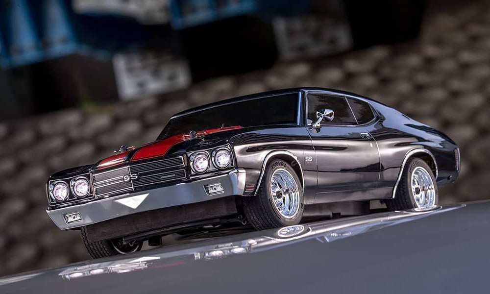 Kyosho 1/10 EP Fazer Mk2 1970 Chevy Chevelle SS 454 LS6, Tuxedo