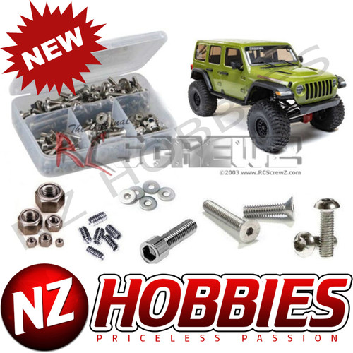 RC Screwz AXI037 Axial SCX6 Jeep 1/6th 4wd (AXI05000T1/T2) Stainless Steel Screw Kit