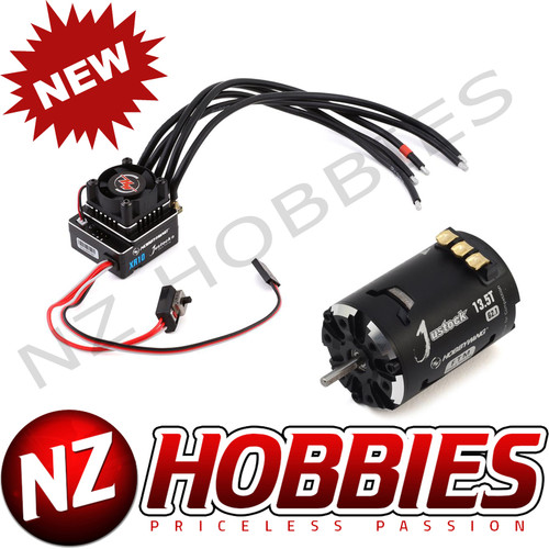 Hobbywing 38020320 XR10 Justock G3 Sensored Brushless ESC/SD G2.1 Motor Combo (13.5T)