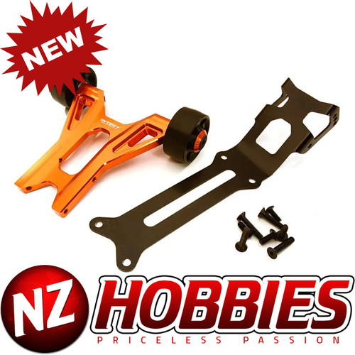 Integy C27985ORANGEBillet Machined Wheelie Bar Kit for Traxxas X-Maxx 4X4