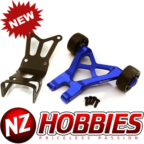 Integy C28755BLUE Billet Machined Wheelie Bar for Losi 1/5 Desert Buggy XL-E