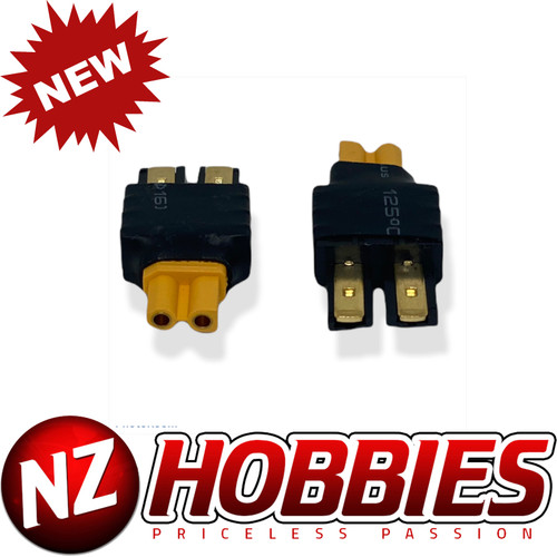 NZH RC XT30 Female to TRAXXAS Male Conversion Adapter # NZ-XT30F2TRXM