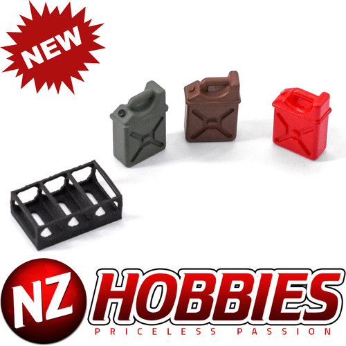 NZH Axial Plastic Mini Oil Tank w/ Carriage Base : SCX24 (3pcs/set) # NZSCX24-91