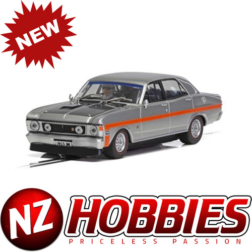 Scalextric C4037 Ford XW Falcon Silver Fox 1/32 Slot Car