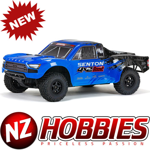 ARRMA ARA4103V4T2 SENTON 4X2 BOOST MEGA 550 Brushed Short Course Truck RTR 1/10 Blue