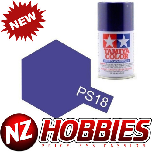 TAMIYA TAM86018 Spray Can Polycarbonate PS-18 Metallic Purple