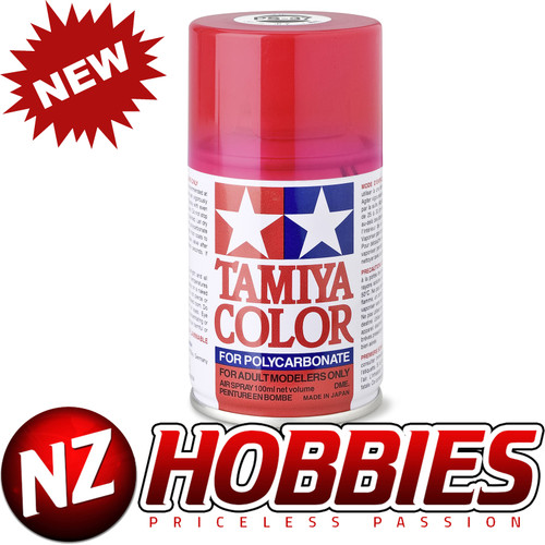 TAMIYA TAM86037 Spray Can Polycarbonate PS-37 Translucent Red