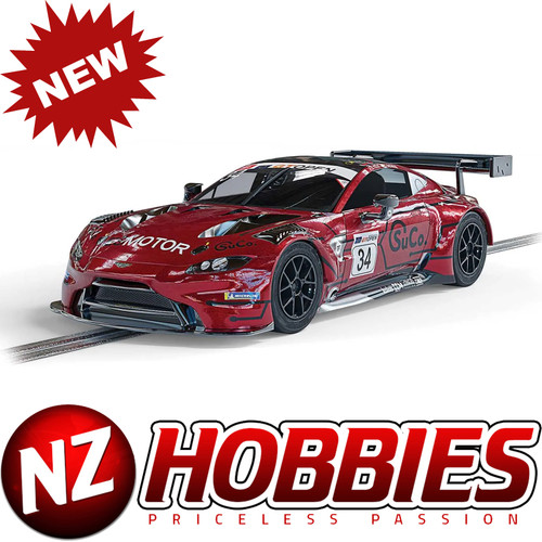 Scalextric C4233 Aston Martin GT3 Vantage - TF Sport - GT Open 2020 1/32 Slot Car