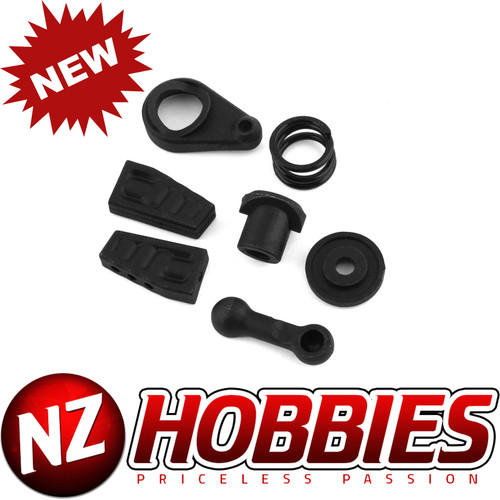 LOSI LOS211035 Servo Saver, Mount & Steering Link: Mini Drag