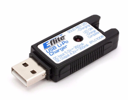 E-flite EFLC1008 Blade 1S USB LiPo Charger 350mA BLADE Inductrix FPV