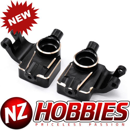 NZH Brass Steering Knuckles (2pcs) for Axial 1/18 Capra UTB18 # NZUTB18003