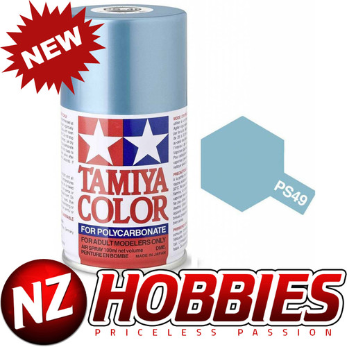 TAMIYA TAM86049 Spray Can Polycarbonate PS-49 Sky Blue Anodixed Alumimum 100ml