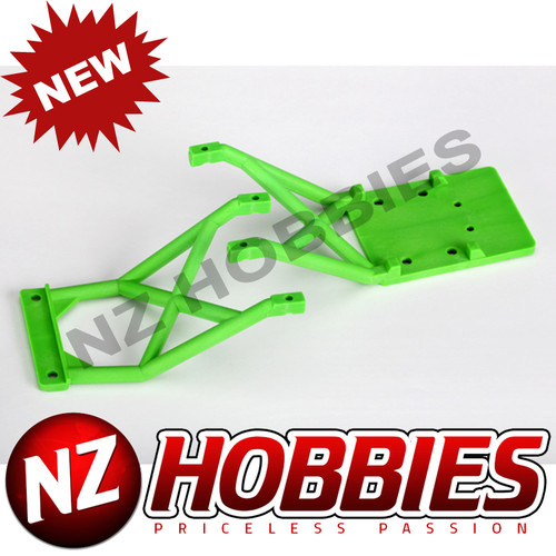 Traxxas 3623A Skid Plate GREEN Front and Rear Stampede