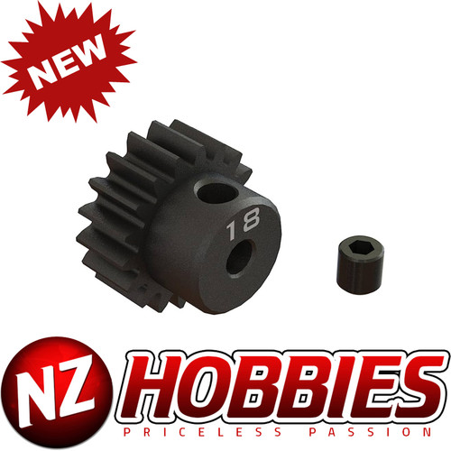 ARRMA 18T 0.8Mod 1/8 Bore CNC Steel Pinion Gear # ARA311080