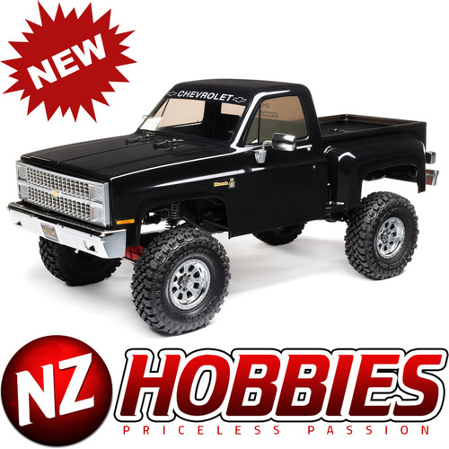 Axial 1/10 SCX10 III Base Camp 1982 Chevy K10 4X4 RTR, Black # AXI03030T2