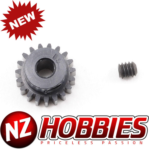 NZHOBBIES 48P 19T Aluminum Pinion Gear 3.175mm Shaft 48-Pitch 19-Tooth