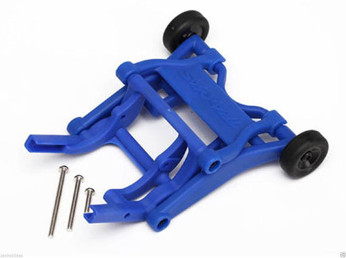 Latest Traxxas Wheelie Bar Assembly Blue 1/10 Grave Digger # 3678X