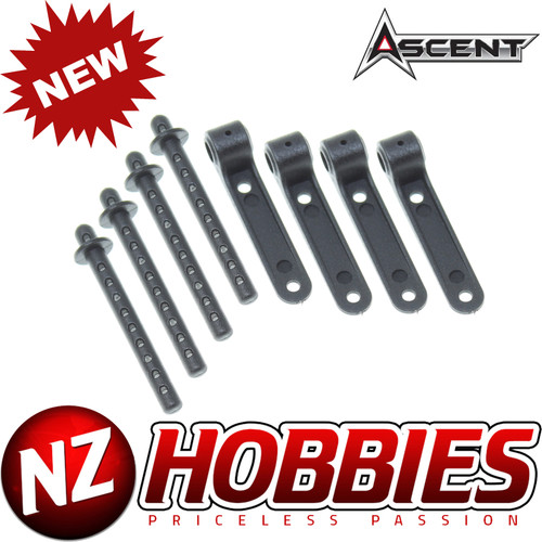 Redcat Racing RER28662 BODY POSTS (PLASTIC)(1SET) : ASCENT 18