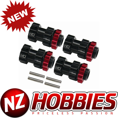 Hot Racing HRAAON117X15 Aluminum 17mm Hex Hubs 15mm Offset Arrma 1/8 4x4